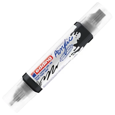 edding 5400 3D Double liner kétvégű akril festőtoll - 901, black