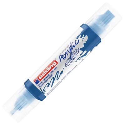 edding 5400 3D Double liner kétvégű akril festőtoll - 903, gentian blue