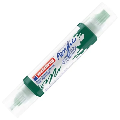 edding 5400 3D Double liner kétvégű akril festőtoll - 904, moss green