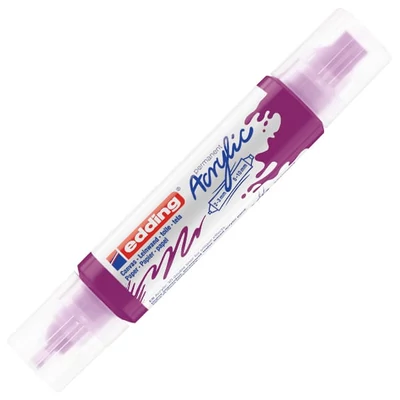 edding 5400 3D Double liner kétvégű akril festőtoll - 910, berry