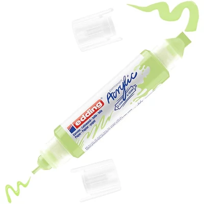 edding 5400 3D Double liner kétvégű akril festőtoll - 917, pastel green