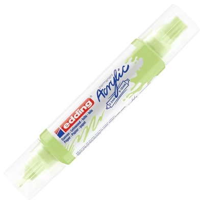 edding 5400 3D Double liner kétvégű akril festőtoll - 917, pastel green