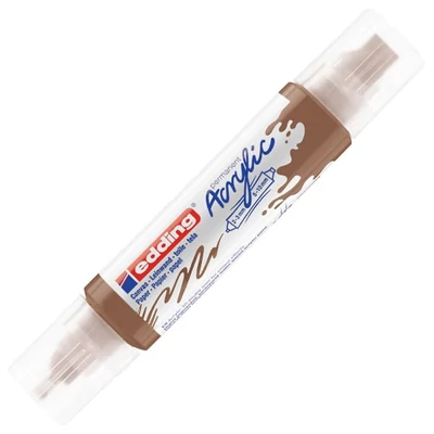 edding 5400 3D Double liner kétvégű akril festőtoll - 919, hazel