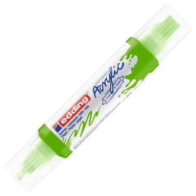 edding 5400 3D Double liner kétvégű akril festőtoll - 927, yellow green
