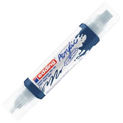 edding 5400 3D Double liner kétvégű akril festőtoll - 933, elegant midnight