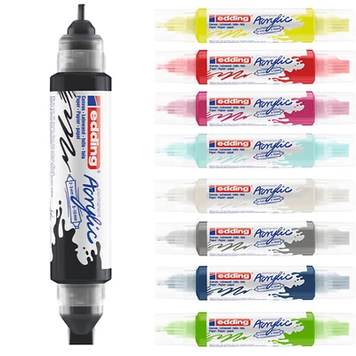 edding 5400 3D Double liner kétvégű akril festőtoll - különféle színekben