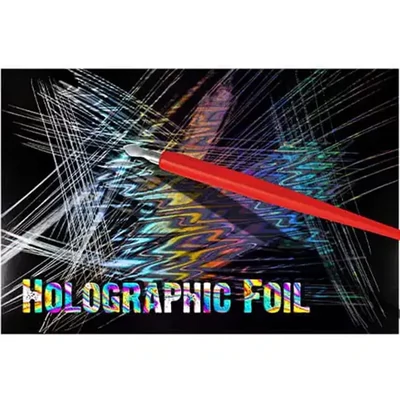 Essdee karcfólia karckép készítéshez, 10 db, 101x152 mm - holografikus
