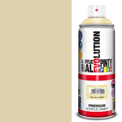 Akrilfesték spray, EVOLUTION fényes, 400 ml - RAL1014 ivory