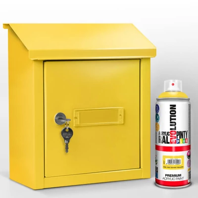 Akrilfesték spray, EVOLUTION fényes, 400 ml - RAL1021 rape yellow