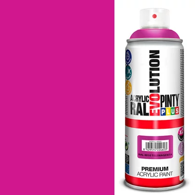 Akrilfesték spray, EVOLUTION fényes, 400 ml - RAL4010 telemagenta