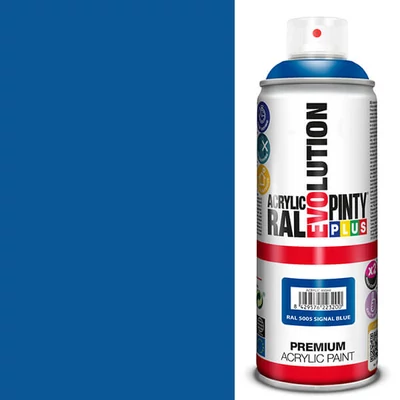 Akrilfesték spray, EVOLUTION fényes, 400 ml - RAL5005 signal blue