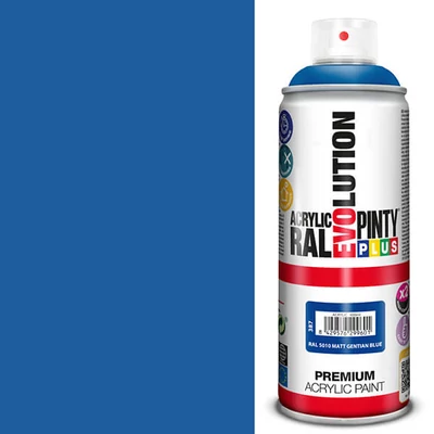 Akrilfesték spray, EVOLUTION matt, 400 ml - RAL5010 gential_blue