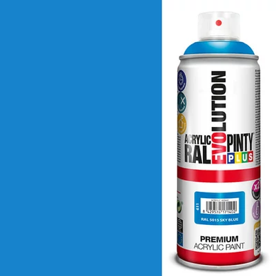Akrilfesték spray, EVOLUTION fényes, 400 ml - RAL5015 sky blue