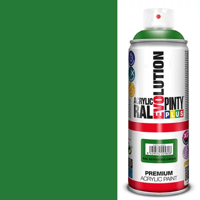 Akrilfesték spray, EVOLUTION fényes, 400 ml - RAL6010 grass green