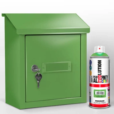 Akrilfesték spray, EVOLUTION fényes, 400 ml - RAL6018 yellow green