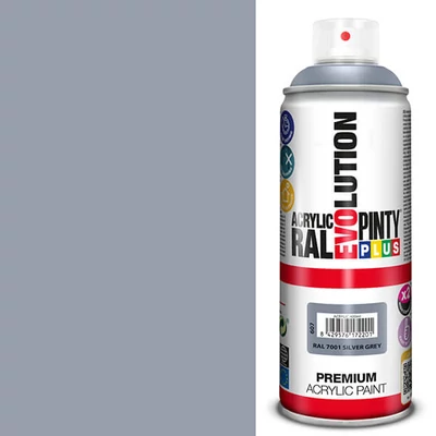 Akrilfesték spray, EVOLUTION fényes, 400 ml - RAL7001 silver grey