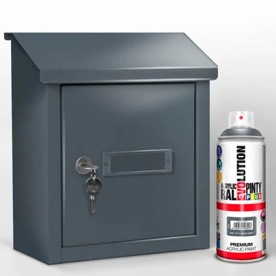 Akrilfesték spray, EVOLUTION fényes, 400 ml - RAL7011 iron grey