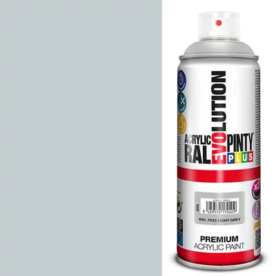 Akrilfesték spray, EVOLUTION fényes, 400 ml - RAL7035 light grey