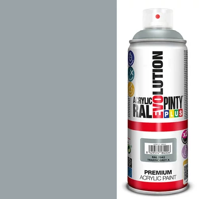 Akrilfesték spray, EVOLUTION fényes, 400 ml - RAL7042 traffic grey