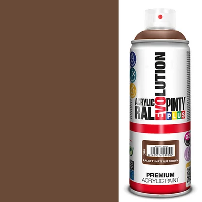 Akrilfesték spray, EVOLUTION matt, 400 ml - RAL8011 nut brown