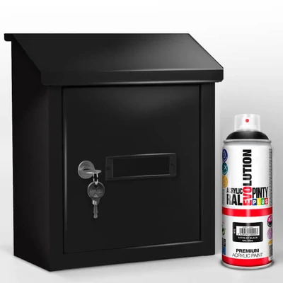 Akrilfesték spray, EVOLUTION selyemfényű, 400 ml - RAL9005 jet black