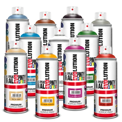 Akrilfesték spray, EVOLUTION fényes, 400 ml - különféle színekben
