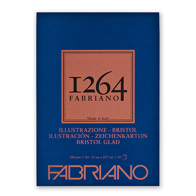Fabriano 1264 Bristol rajztömb, 200 g - A3