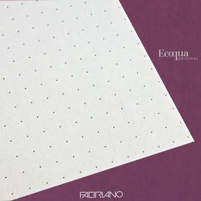 Fabriano Ecoqua Original ponthálós jegyzetfüzet, A5 - borvörös