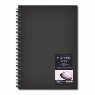 Fabriano Sketch Book rajz- és vázlatfüzet, 110 g, 80 lap - A4, spirálos