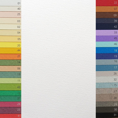Fabriano Tiziano színes rajzpapír, A4 - 01 - bianco