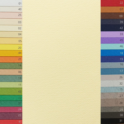 Fabriano Tiziano színes rajzpapír, A4 - 02, crema
