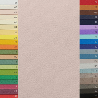 Fabriano Tiziano színes rajzpapír, A4 - 25, rosa