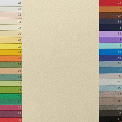 Fabriano Tiziano színes rajzpapír, A4 - 40, avorio