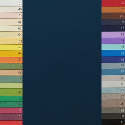 Fabriano Tiziano színes rajzpapír, A4 - 42, blue notte