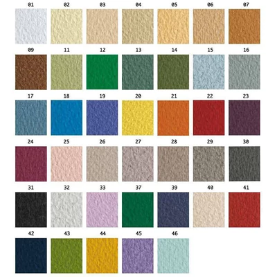 Fabriano Tiziano színes rajzpapír, 50x65 cm - különféle színekben