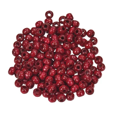 Fagyöngy, 4 mm, 150 db - 28, sötét piros