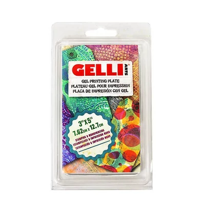 Géllemez, Gelli Arts nyomtatólap - 3"x5", 7,6x12,7 cm