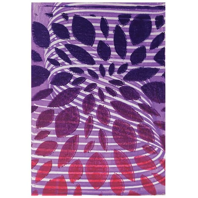 Stencil, Gelli Arts, 5x7&quot;, 12,7x17,8 cm - levelek