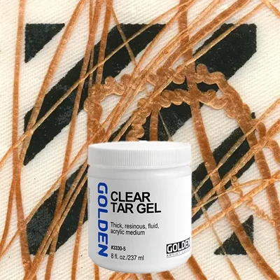 Golden Clear Tar Gel szálképző médium, 237 ml