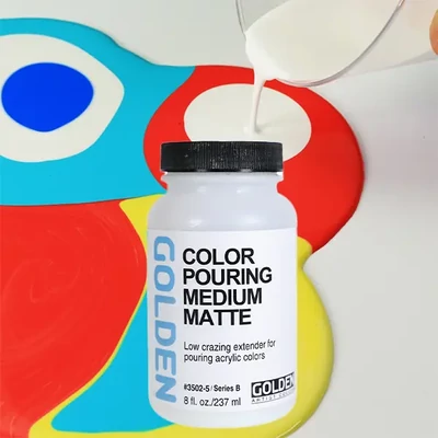 Golden Color Pouring Medium folyósító médium, matt, 237 ml