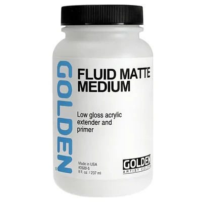 Golden Fluid Matte Medium mattító folyósító médium, 237 ml