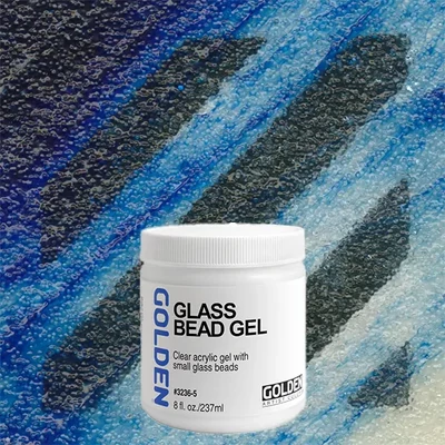Golden Glass Bead Gel üveggyöngy médium, 237 ml