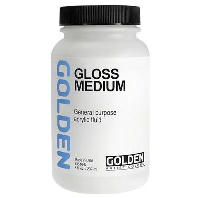 Golden Gloss Medium fényesítő médium, 237 ml