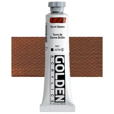 Golden Acrylics Heavy Body akrilfesték, 59 ml - 1020, burnt sienna