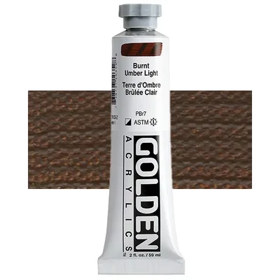 Golden Acrylics Heavy Body akrilfesték, 59 ml - 1035, burnt umber light