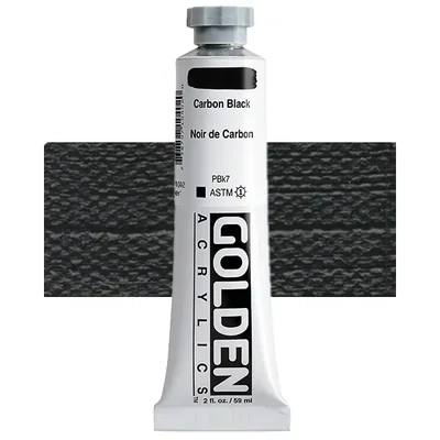 Golden Acrylics Heavy Body akrilfesték, 59 ml - 1040, carbon black