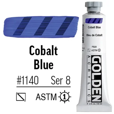 Golden Acrylics Heavy Body akrilfesték, 59 ml - 1140, cobalt blue