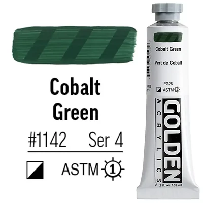 Golden Acrylics Heavy Body akrilfesték, 59 ml - 1142, cobalt green