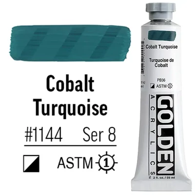 Golden Acrylics Heavy Body akrilfesték, 59 ml - 1144, cobalt turquoise