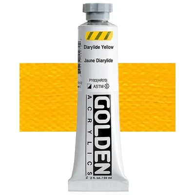 Golden Acrylics Heavy Body akrilfesték, 59 ml - 1147, diarylide yellow